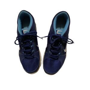 Nike Training Womens 8.5M Blue Mesh Supportive Comfort Sneakers‎